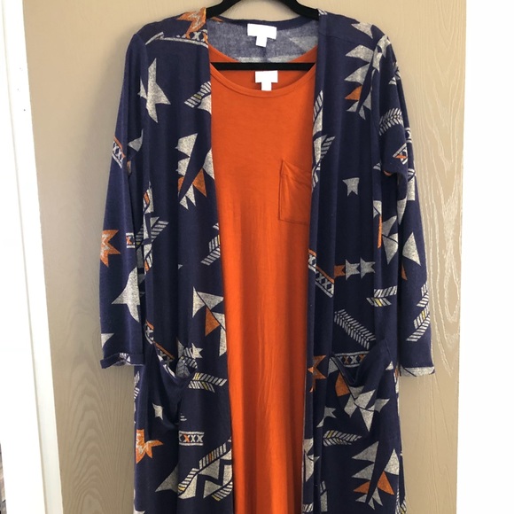 LuLaRoe Dresses & Skirts - GUC Carly Lularoe Orange XS - Sarah not available
